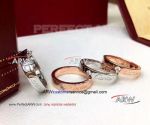 Perfect Replica Cartier Love Ring - Rose Gold or Stainless steel With A Diamond